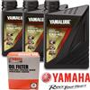 Yamaha KIT TAGLIANDO YAMALUBE 4S 10w40 FILTRO OLIO ORIGINALE Yamaha MT Tracer 700