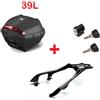 YAMAHA KIT BAULE CITY 34 litri + PORTAPACCHI YAMAHA XMAX X-MAX 300 e XMAX 400 dal 2018