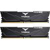 Team group Ram DIMM DDR5 32GB Team Group T-Force Vulcan Dual-Kit 2x16GB 6000MHz CL30 1.35V Nero [FLBD532G6000HC30DC01]
