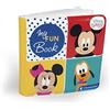 Clementoni - 17720 - Disney Baby My Fun Book - Libro Neonati, Gioco Bambini 6 Mesi, libricino Impermeabile Ideale per Bagnetto, 100% Lavabile in Lavatrice