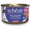 SCHESIR Tonno con manzo e riso cotto in acqua 85 g