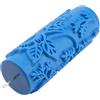 Ghzste Rullo in gomma blu per pareti, mobili e trapunte, rullo decorativo per pittura artistica (099Y)