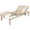 Dormir Rete singola dormir eco relax motorizzata wireless in legno 80x190 cm