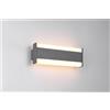 Trio Lighting DAWSON APPLIQUE FASCIA DA ESTERNO ALLUMINIO ANTRACITE CON REGOLAZIONE SIA TEMPERATURA DI COLORE DEL LED SIA INTENSITA' IP54 L.30CM 7W 800lm, 2300+3000+4000K