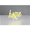 Trio Lighting CASA LAMPADA DA TAVOLO LED SCRITTA HOME H. 17CM LED 1W