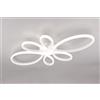 Trio Lighting FLY PLAFONIERA GRANDE LED 32W 3900lm, 4000K BIANCA CON REGOLAZIONE INTENSITA' CON NORMALE INTERRUTTORE L. 83CM