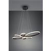 Trio Lighting FLY SOSPENSIONE LED 32W 3900lm, 3000K NERA CON REGOLAZIONE INTENSITA' CON NORMALE INTERRUTTORE L. 83CM
