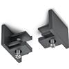 Trio Lighting DUOLINE KIT 2 TAPPI FINALI NERO PER SISTEMA BINARIO