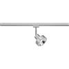Trio Lighting DUOLINE LEON SPOT ORIENTABILE METALLO ACCIAIO SATINATO L. 11CM 1 LUCE ATTACCO GU10 PER SISTEMA BINARIO