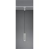Trio Lighting DUOLINE SOSPENSIONE MARLEY METALLO ACCIAIO SATINATO D. 6CM X H. 17CM PER SISTEMA BINARIO 1 LUCE ATTACCO GU10