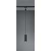 Trio Lighting DUOLINE SOSPENSIONE MARLEY METALLO NERO D. 6CM X H. 17CM PER SISTEMA BINARIO 1 LUCE ATTACCO GU10