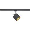 Trio Lighting DUOLINE TOMMY SPOT ORIENTABILE PARALUME NERO D. 12CM PER SISTEMA BINARIO 1 LUCE ATTACCO E14