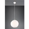 Trio Lighting FURRY SOSPENSIONE EFFETTO PIUMA BIANCA D. 35CM 1 LUCE ATTACCO E27