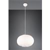 Trio Lighting FURRY SOSPENSIONE EFFETTO PIUMA BIANCA D. 50CM 1 LUCE ATTACCO E27