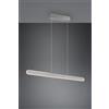 Trio Lighting HELIOS SOSPENSIONE LED 28W 3300lm, 2700 - 6500K ALLUMINIO REGOLABILE IN ALTEZZA BI-EMISSIONE CON REGOLAZIONE TEMPERATURA DI COLORE DEL LED TOUCH L. 100CM