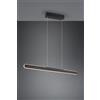 Trio Lighting HELIOS SOSPENSIONE LED 28W 3300lm, 2700 - 6500K NERA REGOLABILE IN ALTEZZA BI-EMISSIONE CON REGOLAZIONE TEMPERATURA DI COLORE DEL LED TOUCH L. 100CM