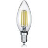 Trio Lighting CONFEZIONE 3 LAMPADINE LED WIRE OLIVA TRASPARENTE 2W, 250LUMEN, 2.700K D.3,5CM H. 9,8CM ATTACCO E14