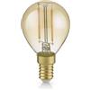 Trio Lighting CONFEZIONE 3 LAMPADINE LED WIRE PALLINA AMBRA 2W, 225LUMEN, 2.700K D.4,5CM H. 7,5CM ATTACCO E14