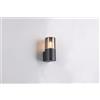 Trio Lighting HOOSIC APPLIQUE DA ESTERNO ANTRACITE CON DIFFUSORE FUME' IP44 H. 17,5CM 1 LUCE ATTACCO E27