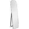 Trio Lighting BRITT SPECCHIO DA APPOGGIO CORNICE IN METALLO ARGENTO 40X160CM