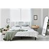 Trio Lighting BRITT SPECCHIO DA APPOGGIO CORNICE IN METALLO NERO 40X160CM