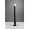 Trio Lighting HOOSIC PALO ALTO DA ESTERNO ANTRACITE CON DIFFUSORI FUME' IP44 H. 80CM 1 LUCE ATTACCO E27