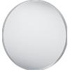 Trio Lighting BRITTA SPECCHIO DA PARETE ROTONDO CON CORNICE SPORGENTE D.110CM COLORE ARGENTO
