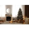 Trio Lighting BRITTA SPECCHIO DA PARETE ROTONDO CON CORNICE SPORGENTE D.80CM ORO