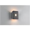 Trio Lighting SANTERNO APPLIQUE DA ESTERNO LED 7,5W 850lm, 2300+3000+4000K BI-EMISSIONE FUSIONE DI ALLUMINIO ANTRACITE CON REGOLAZIONE TEMPERATURA DI COLORE DEL LED ED INTENSITA' IP54 H.20CM