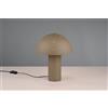 Trio Lighting SETA LAMPADA DA TAVOLO METALLO TORTORA CON DIFFUSORE EFFETTO STELLE H. 33CM 1 LUCE ATTACCO E14