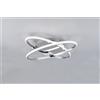 Trio Lighting LANE PLAFONIERA LED 27W 3500lm, 4000K CROMATA CON DIFFUSORE EFFETTO CRISTALLO E DIMMERAZIONE INTENSITA' CON INTERRUTTORE D. 58CM
