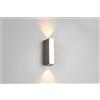 Trio Lighting MARNE APPLIQUE DA ESTERNO LED 5,5W 600lm, 3000K FUSIONE DI ALLUMINIO ANTRACITE BI-EMISSIONE IP65 H.16CM