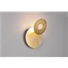 Trio Lighting LEANO APPLIQUE LED 6W 560lm, 3000K METALLO ORO DIFFUSORE ROTONDO ORIENTABILE D. 18CM