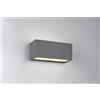 Trio Lighting MAYENNE APPLIQUE DA ESTERNO LED BI-EMISSIONE FUSIONE DI ALLUMINIO ANTRACITE IP44 L.25CM 2 LUCI ATTACCO E14