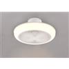 Trio Lighting MJOLBY VENTILATORE E PLAFONIERA LED 2.700 - 6.500 K 3.420 lm 30W CON EFFETTO BIANCO LATTE CON TELECOMANDO MULTIFUNZIONE REGOLAZIONE INTENSITA' E TEMPERATURA DI COLORE LUCE DINAMICA D.46CM