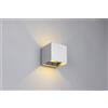 Trio Lighting TALENT APPLIQUE LED 1W 100lm, 3000K DA ESTERNO QUADRATA ALLUMINIO RICARICABILE CON DIFFUSORE REGOLABILE E CON BASE MAGNETICA H. 11CM IP44