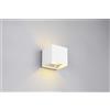 Trio Lighting TALENT APPLIQUE LED 1W 100lm, 3000K DA ESTERNO QUADRATA BIANCA RICARICABILE CON DIFFUSORE REGOLABILE E CON BASE MAGNETICA H. 11CM IP44