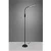 Trio Lighting TORO PIANTANA LED5W 700lm, 3000+4000+5000K NERA FLESSIBILE TOUCH E TEMPERATURA DI COLORE DIMMERABILE H. 145CM