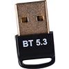 ciciglow Adattatore Bluetooth 5.3, Ricevitore Trasmettitore Dongle USB Bluetooth, Resistenza Al Collegamento, con Spina Placcata in Oro, per 8.1 10 11 (senza driver)