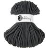 Bobbiny - Corda di macramè, 5 mm di spessore, colore Charcoal (carbone), in 100% cotone, 100 m
