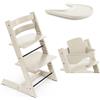 Stokke Tripp Trapp e Vassoio con Baby Set 2 - Vanilla White - Vanilla White