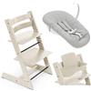 Stokke Promo Tripp Trapp e Newborn con Baby Set 2 - Vanilla White - Grey