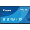 iiyama ProLite TE6512MIS-B4AG Touchscreen interattivo 4K UHD da 65 per lavorare insieme in modo interattivo