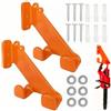 SGZQKZ 2 Pezzi Gancio Muro, Supporto per Motosega, Porta Attrezzi per Motosega, Gancio da Parete in Acciaio Resistente