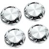 A ABSOPRO 68mm coperchi coprimozzo Centrale Ruota Auto con Adesivo tonalità Argento 4pz Sostituzione dell'articolo