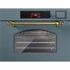 Ⓜ️🔵🔵🔵 ILVE 645NHSW1 - Forno trivalente combinato, Incasso, 60 cm, Capacità 36 L, Acciaio inox o Acciaio verniciato, Temp. 250°C, Program. elettronico touch TFT, 10 funzioni (4 combinate), Linea Nostalgie, Nuova classe A+