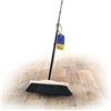 Novaliv Scopa per interni in crine di cavallo - Manico stabile e innestabile - 4 pezzi - Setole morbide per laminato e parquet