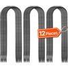 VEVOR Picchetti di Armatura 254x55,88mm Picchetti per Recinzioni Gancio a U 12 Pezzi