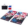 VEVOR Set di Gioco Cornhole Portatile da Tavolo, Tavole Pieghevole da Gioco, Tavola da Lancio Portatile in Legno MDF, Gioco Cornhole con 8 Sacchetti di Fagioli e Borsa, 920 x 600 x 241 mm