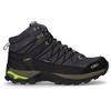 CMP CALZATURE Rigel Mid Scarpa Da Trekking In Pelle Grigio Giallo - Uomo - Grigio Giallo